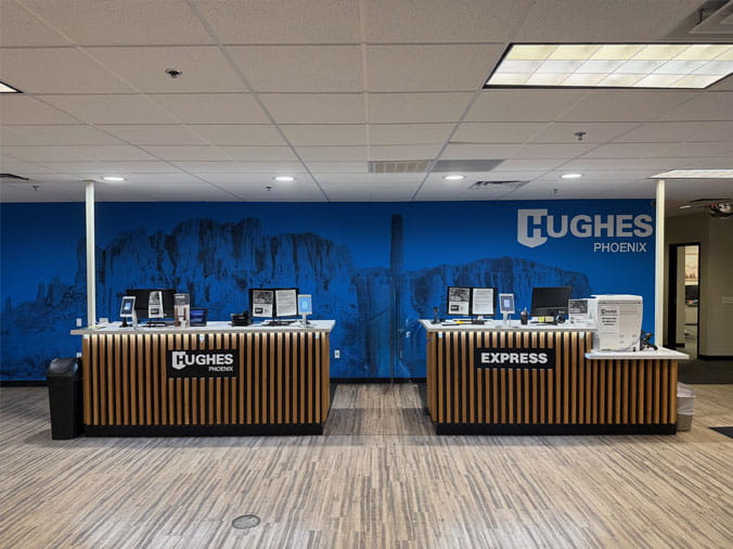 Service counter at Hughes Supply Phoenix